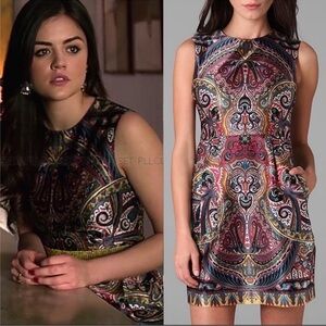 Nanette Lepore Silk Gotham Stakes Dress‎ ASO Lucy Hale in Pretty Little Liars